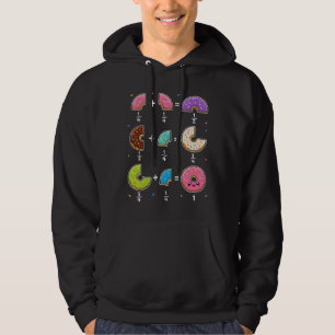 Doughnut Fractions Learning Math Humour Hoodie