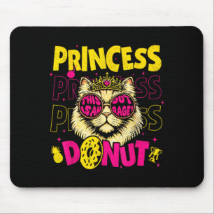 Doughnut Funny Book Lover for Men Woman Mouse Pad