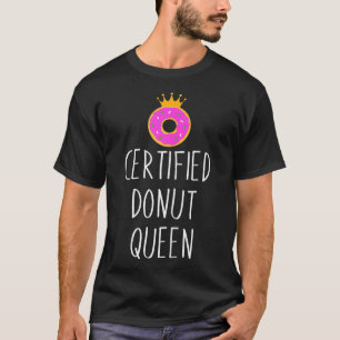 Doughnut Graphic Certified Doughnut Food Lover  T-Shirt