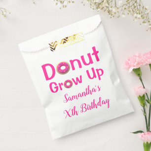 Doughnut Grow Up Birthday Favour Bag