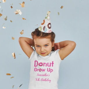 Doughnut Grow Up Birthday T-Shirt
