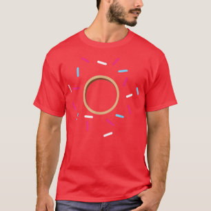Doughnut Halloween Costume , Funny Doughnut Sprink T-Shirt