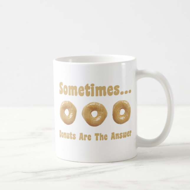Doughnut Humour Coffee Mug (Right)