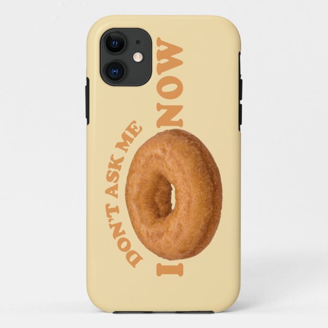 Doughnut Humour custom iPhone case (Back)