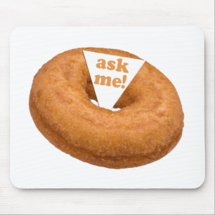 Doughnut Humour custom mousepad