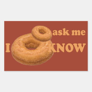Doughnut Humour custom stickers