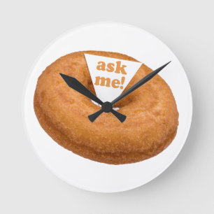 Doughnut Humour custom wall clock