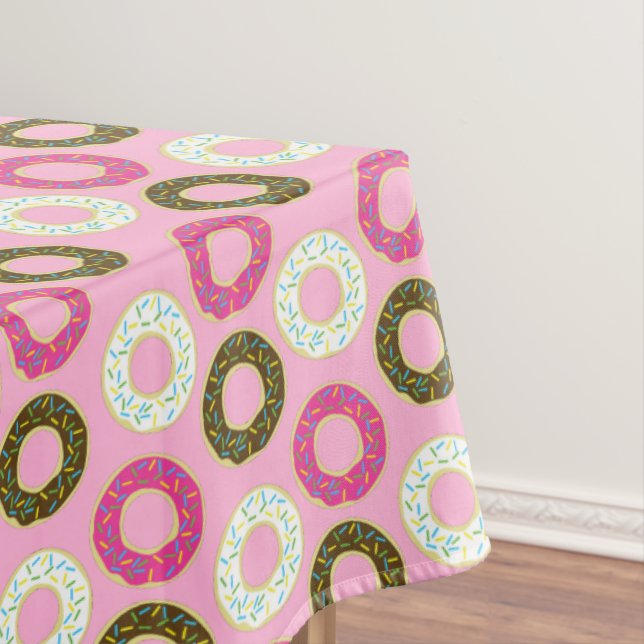 Doughnut Kid's Birthday Party Cute Tablecloth (In Situ)