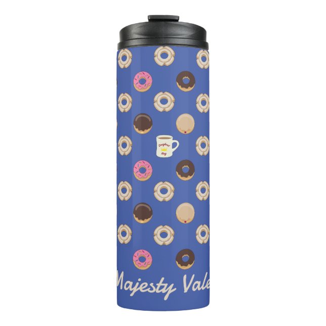Doughnut King Personalised Thermal Tumbler (Front)
