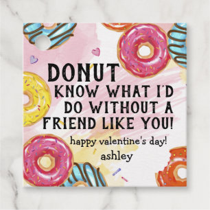 Doughnut Know Valentine Favour Tags
