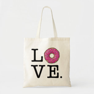 Doughnut Love Funny Tote Bag