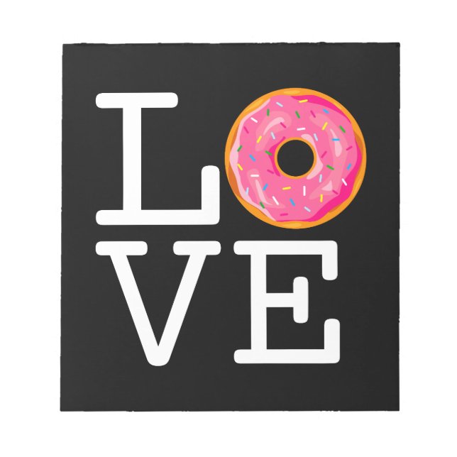 Doughnut Love Notepad (Front)