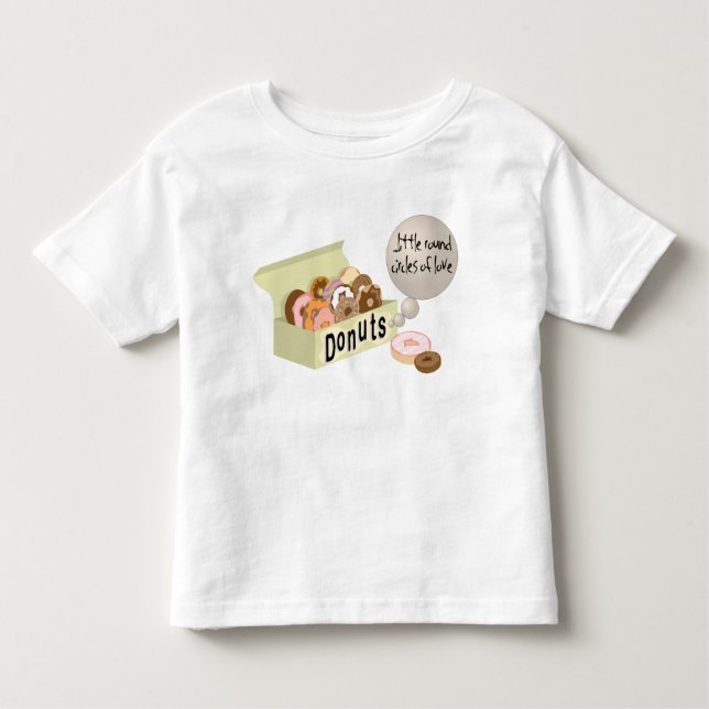 Doughnut LOVE  Toddler T-Shirt (Front)