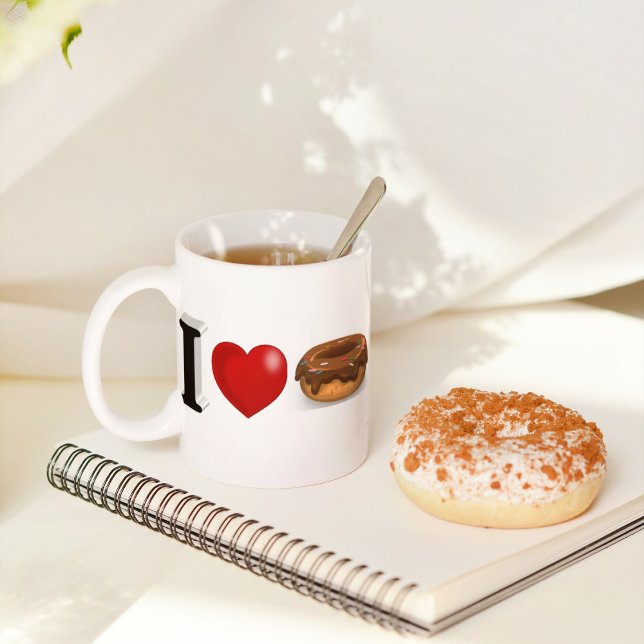 Doughnut Lover half  Large Coffee Mug (Creator Uploaded)