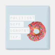 Doughnut Lover Magnet Blue