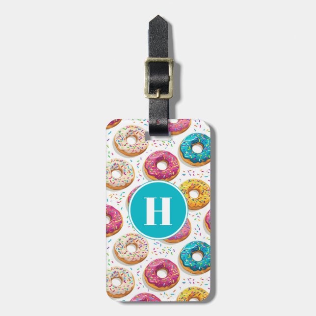 Doughnut Luggage Tag (Front Vertical)