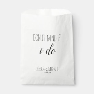 Doughnut mind if I do custom wedding favour candy Bag