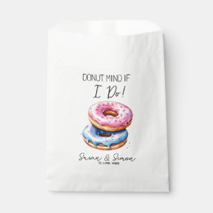 Doughnut Mind If I Do! Personalised Wedding Favour Bag