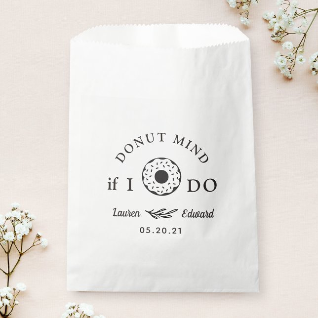 Doughnut Mind If I Do Wedding Bridal Shower Doughn Favour Bag (Creator Uploaded)