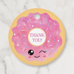 Doughnut Miss Out Favour Tags