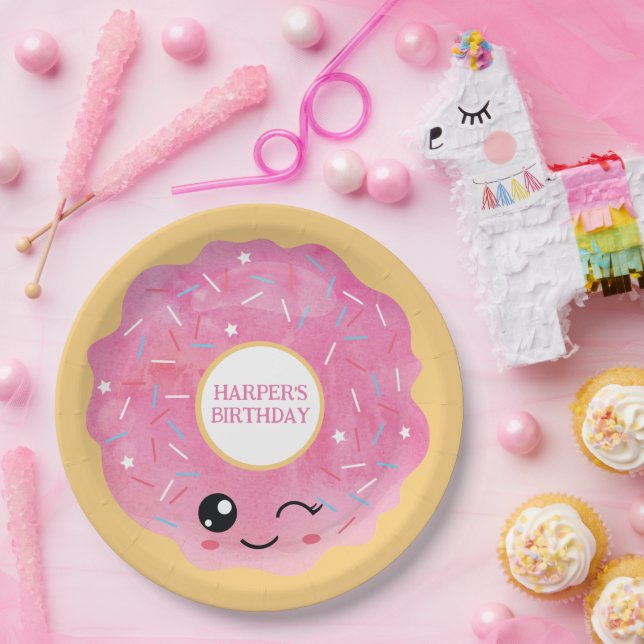 Doughnut Miss Out Paper Plate (Party)