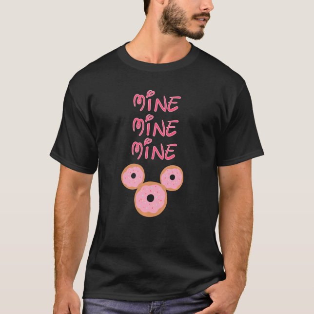 Doughnut Mouse Ears Mine Mine Mine Seagull Finding T-Shirt (Front)