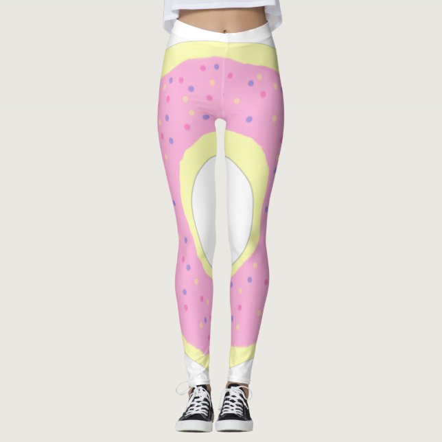 doughnut painting art leggings (Front)