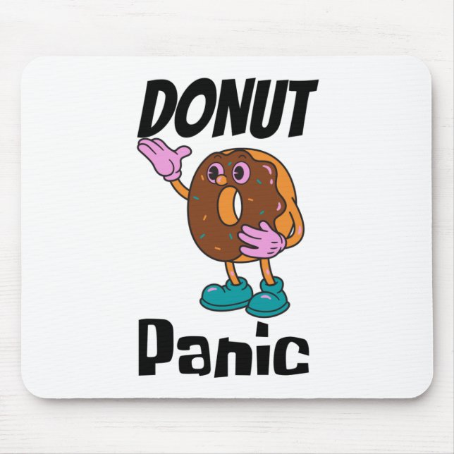 Doughnut panic doughnut mouse pad (Front)