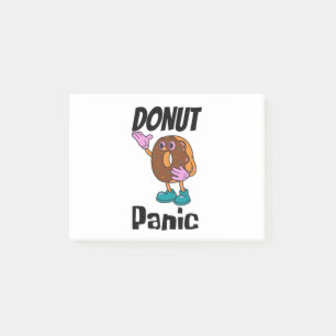 Doughnut panic doughnut post-it notes