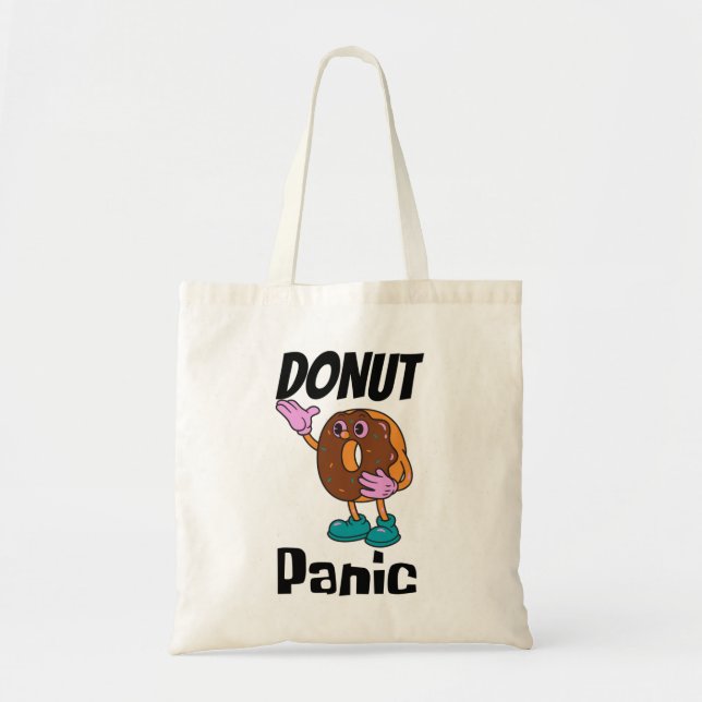 Doughnut panic doughnut tote bag (Front)