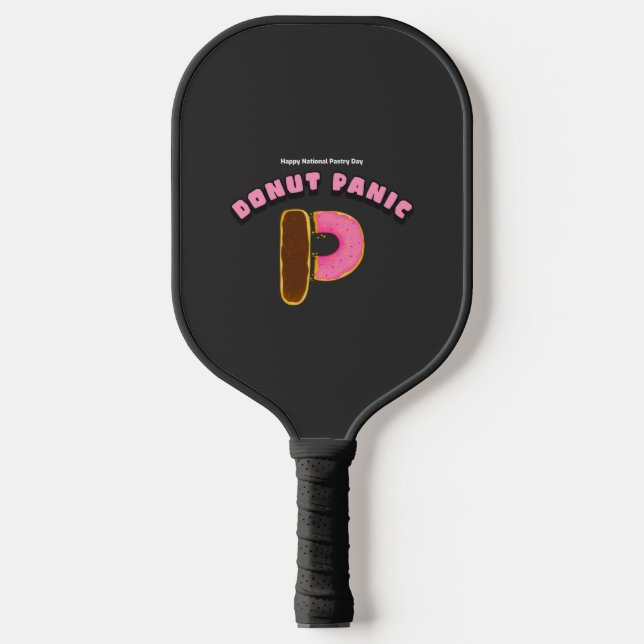 Doughnut Panic  Pickleball Paddle (Front)