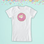 Doughnut party birthday girl T-Shirt<br><div class="desc">Big doughnut birthday girl T-shirt</div>
