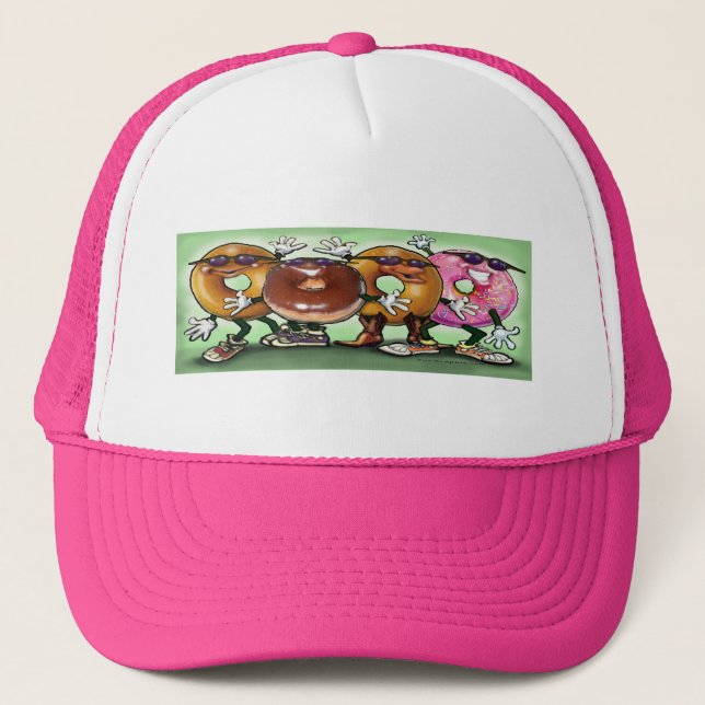 Doughnut Party Trucker Hat (Front)