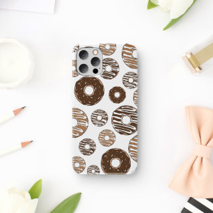 Doughnut Pattern, Chocolate Doughnuts, Caramel Dou iPhone 11 Case