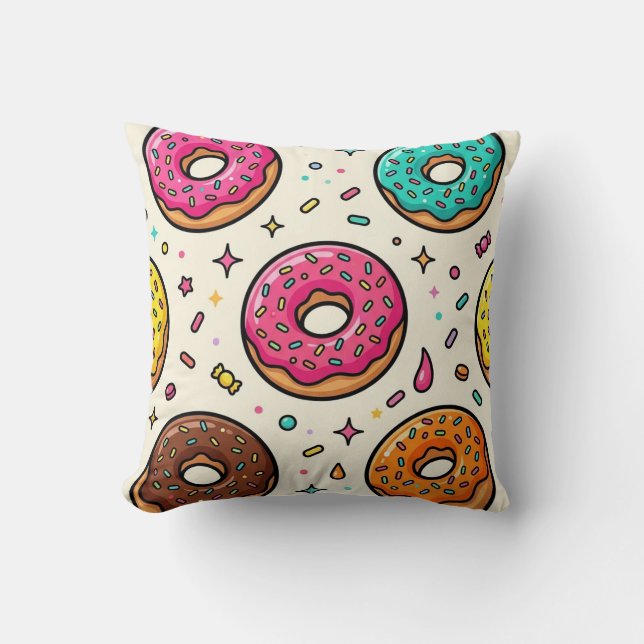 Doughnut Pattern Cushion (Front)