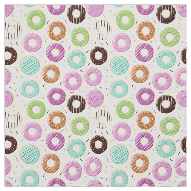Doughnut Pattern fabric (Swatch)
