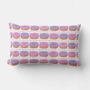 Doughnut Pattern throw pillows