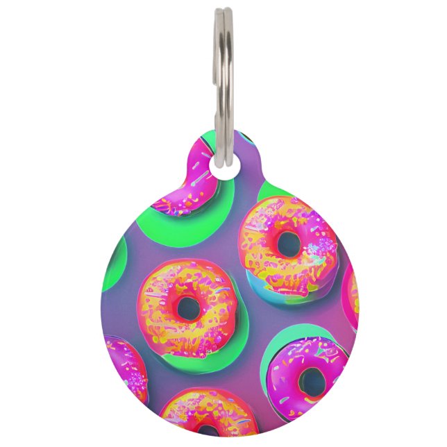 Doughnut Pop Pet Tag (Front)