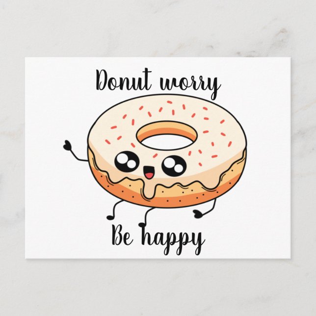 Doughnut poscard by Artacalla Postcard (Front)