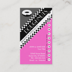 doughnut punchcard : (buy 11 get 1 free) loyalty card