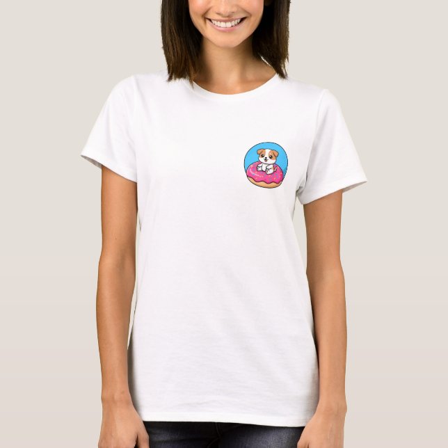 Doughnut Pup Delight T-Shirt (Front)