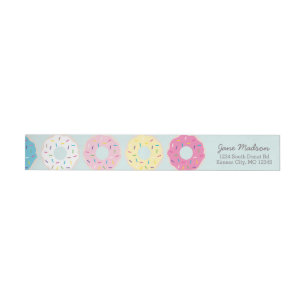 Doughnut Return Address Labels   Doughnut Party