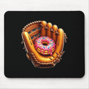 Doughnut Sell Glove Youth Sports Illustration Mouse Pad