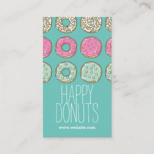 Doughnut Shop Bakery Caffe Pasty Business Card