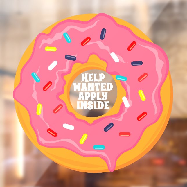 Doughnut Shop Help Wanted Apply Inside Doughnut Ho (Sheet 2)