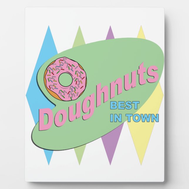 doughnut shop plaque (Front)