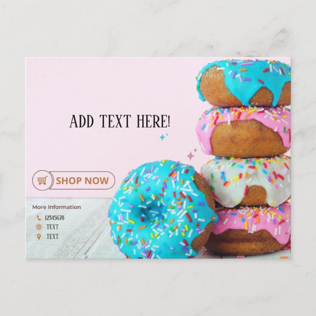 DOUGHNUT SHOP Thank you cards (Front)