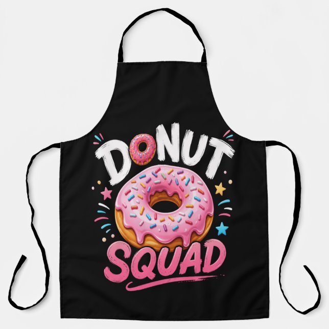 Doughnut Sprinkle Kindness Funny Apron (Front)
