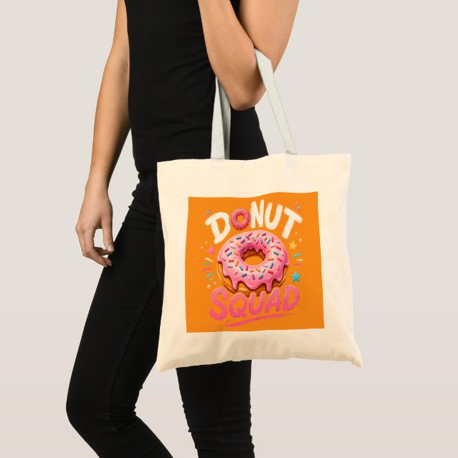 Doughnut Sprinkle Kindness Funny Tote Bag (Front (Product))