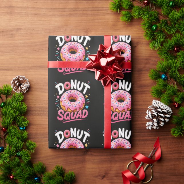 Doughnut Sprinkle Kindness Funny Wrapping Paper (Holiday Gift)